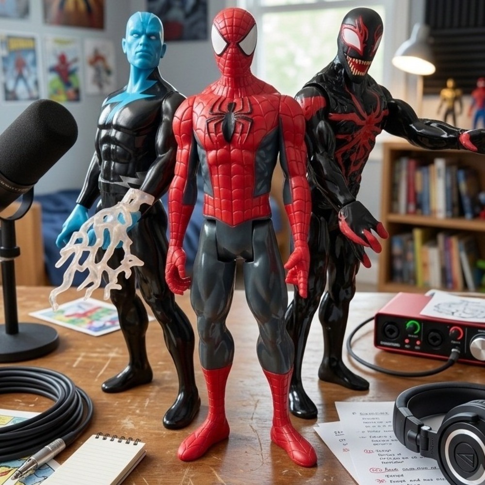 Marvel Spider-Man Titan Hero Series 12 Inch Action Figure Lot Electro & Carnage